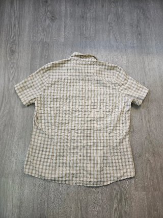 Camisa Schöffel Cuadros Beige/Blanco Talla M