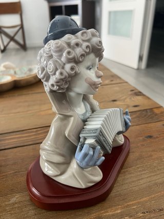 Figura Lladro payaso acordeón
