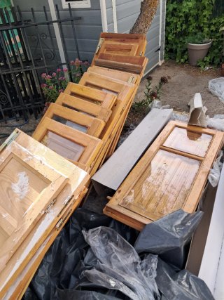 8 ventanas de madera en Guadalajara sin marcos