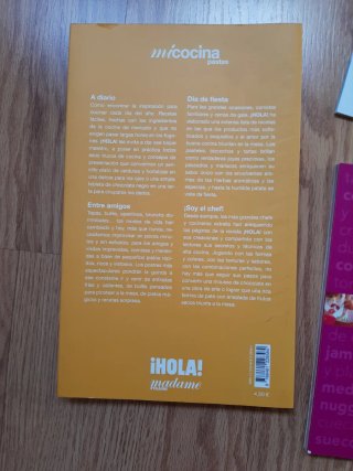 Lote de tres libros de cocina
