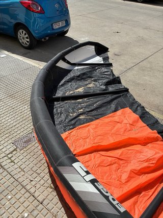 Cometa Ozone Edge 13m Naranja + Barra