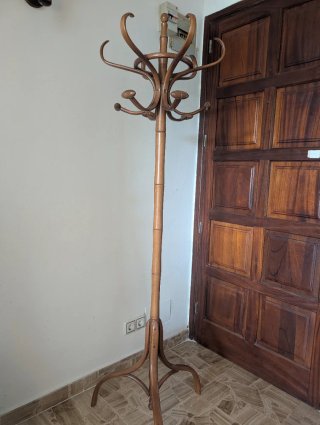 REBAJADO Perchero Antiguo Estilo Thonet Madera