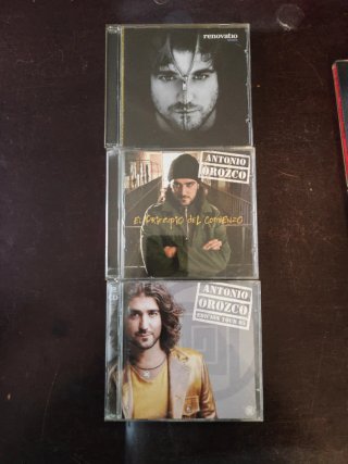 Lote 3 CDs Antonio Orozco 5€ unidad