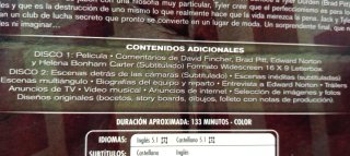 DVD El Club de la Lucha Edición Definitiva