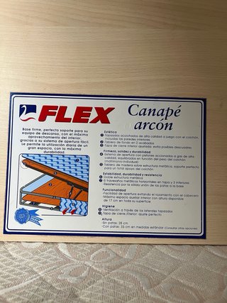 Canapé Hidráulico 135x190 (Marca Flex)