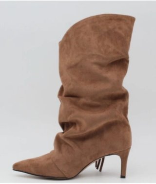 Botas de flecos marrones