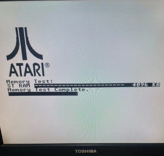 Atari 520 STe 4MB con Satandisk, Ratón,cable RGB.