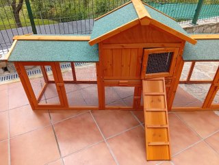 Gallinero exterior madera 6-8 gallinas
