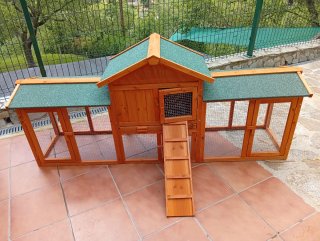 Gallinero exterior madera 6-8 gallinas