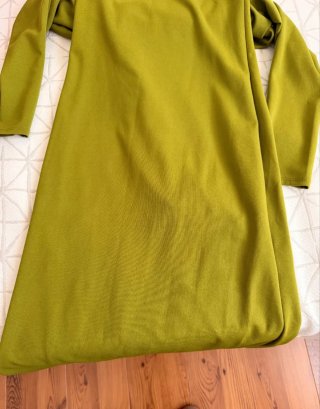 Vestido de fiesta verde oliva