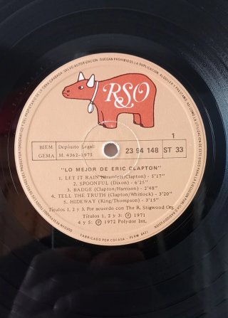 Vinilo Lo Mejor de Eric Clapton