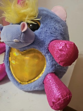 Peluche unicorno arcobaleno