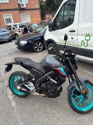 Yamaha MT-125 2022 Cyan Grey + Mivv GP Pro