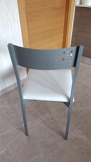 3 Sillas Cocina Metalizadas