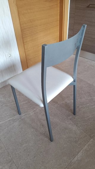 3 Sillas Cocina Metalizadas