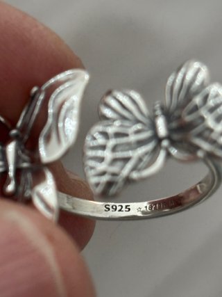 Anello farfalla argento 925