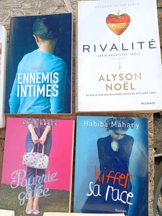 Lote de 9 novelas juveniles en francés