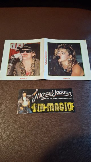 Adesivi Musicali Madonna & Michael Jackson