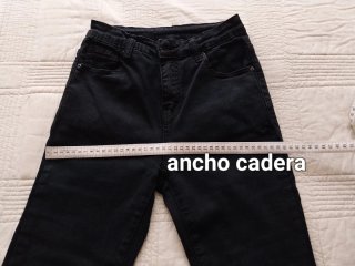 PANTALON VAQUERO NEGRO T.XS