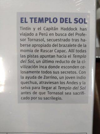 DVD Tintín: El Templo del Sol (Español)