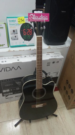 Guitarra Electroacústica Negra...