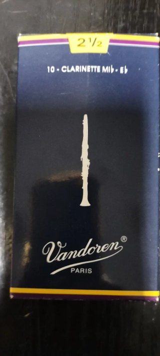 Cañas Clarinete Mib 2 1/2 Vandoren unidad