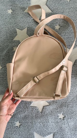 Mochila pequeña Natura beige