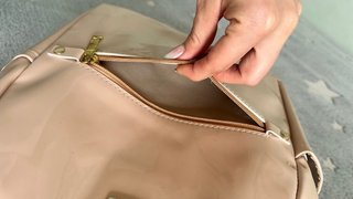 Mochila pequeña Natura beige
