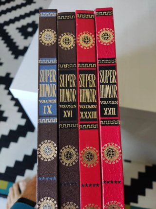 Comic Super Humor tomos IX, XVI, XXII Y XXXI