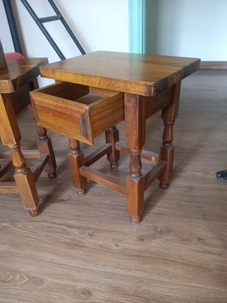 Mesitas de noche de madera (2 unidades)