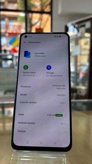 Oppo Reno6 5G Azul Marino 128GB