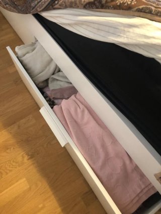 Cama Ikea 160x200 con 4 cajones