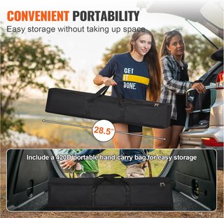 Pantalla proyector VEVOR 100" portátil con trípode