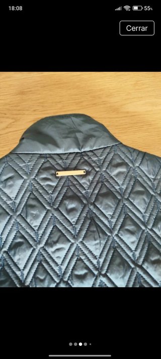 Chaqueta sin mangas acolchada mujer