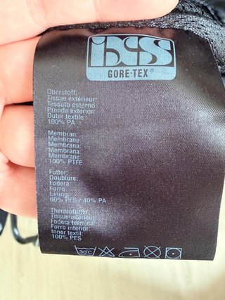 Chaqueta iXS Gore-Tex XL Negra Hombre
