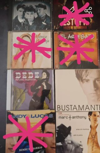 Lote CDs Música Española Pop Rock Latino