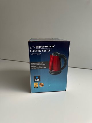 Chaleira Elétrica Esperanza Victoria 1.8L Vermelha