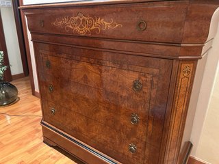 Cómoda clásica madera maciza marquetería