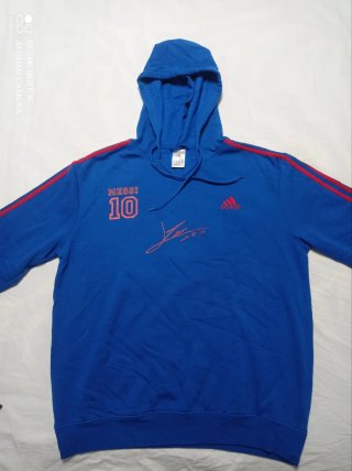 Sudadera Adidas Messi 10 Azul Talla XXL