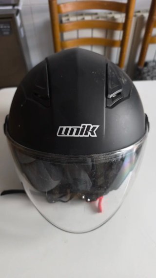 Casco Unik Scooter Negro