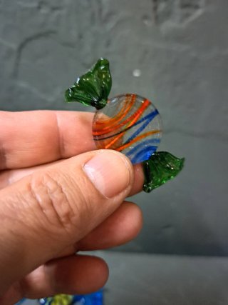 Caramelos cristal Murano multicolor