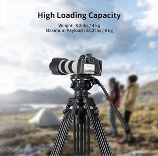 Cayer BV30L Trípode Video Profesional