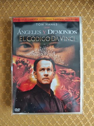 Pack DVD Ángeles y Demonios + Código Da Vinci