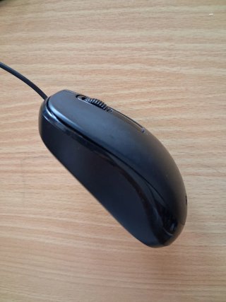Rato de Computador Preto USB