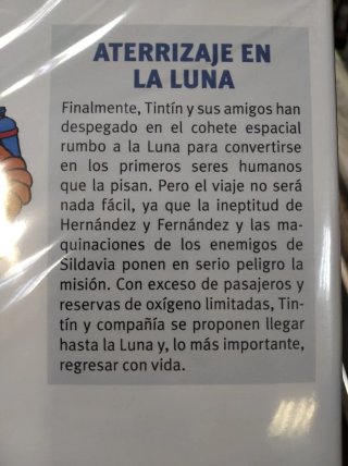DVD Tintín: Aterrizaje en la Luna (Español)