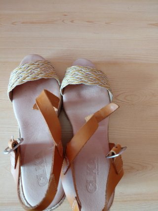 Sandalias cuña Mia Loé mujer