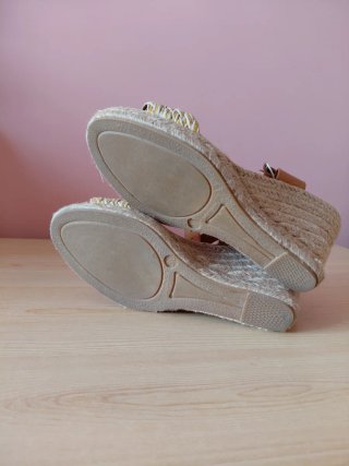 Sandalias cuña Mia Loé mujer