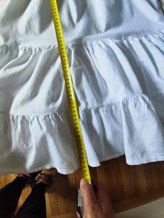 Vestido ibicenco blanco