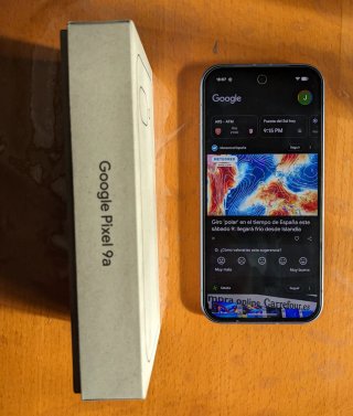 Google Pixel 9a Lila-Precioso-Garantía. Como Nuevo