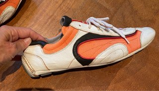 Scarpe Prada Montecarlo Uomo Arancio/Bianco